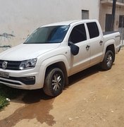 Vídeo; Polícia recupera caminhonete roubada da SSP 