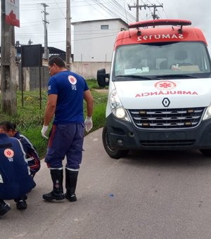 Acidente entre motocicletas deixa um ferido em Arapiraca