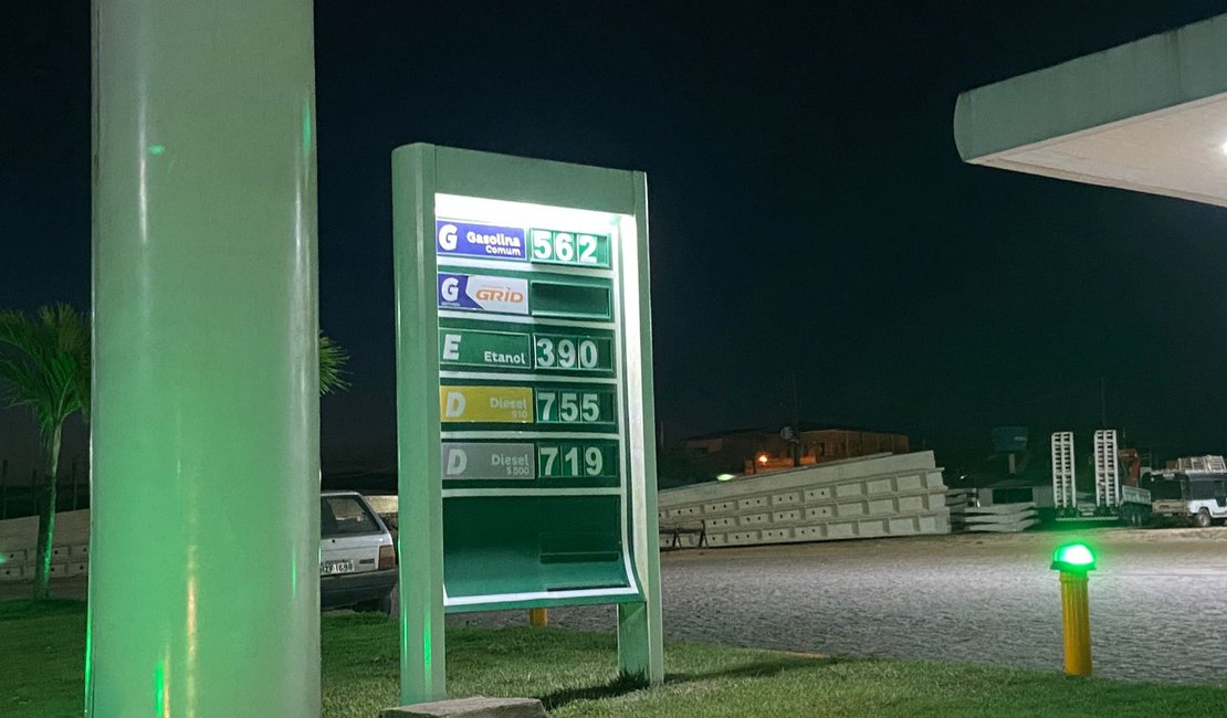 Preço da gasolina em Porto Calvo supera valor em Maragogi