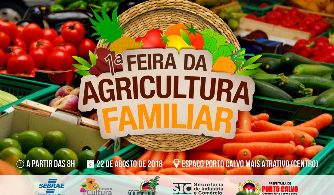 Porto Calvo faz Feira da Agricultura Familiar nesta quarta-feira