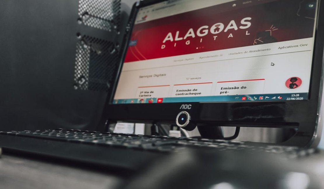 Portal Alagoas Digital reúne serviços que podem ser realizados pela internet