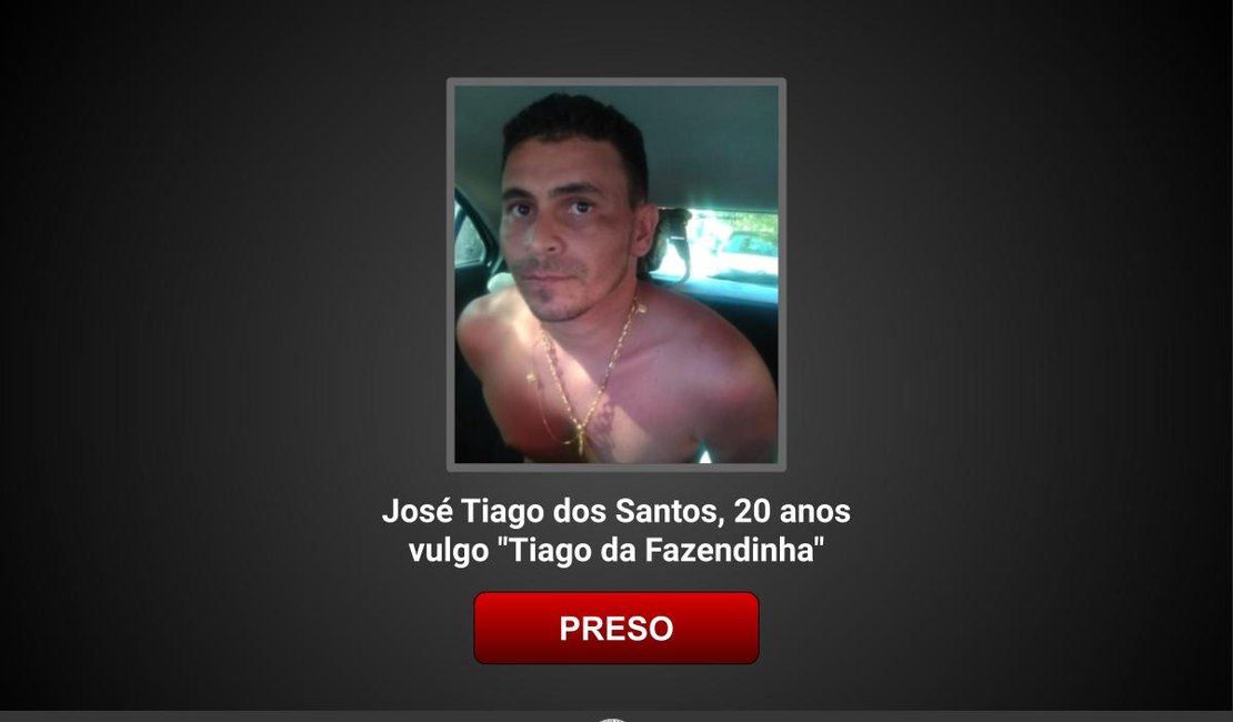 Foragido é preso enquanto comemorava aniversário em praia de Maceió
