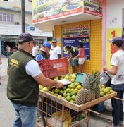 Ambulantes cadastrados de Arapiraca são orientados pela Visa