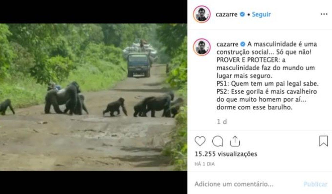 Juliano Cazarré divide opiniões na web após defender masculinidade