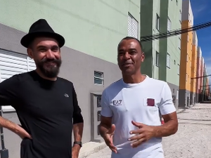 Ex-jogador Cafu e artista Eduardo Kobra anunciam intervenção visual no Parque da Lagoa