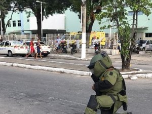 Bombas caseiras são lançadas em confronto envolvendo torcedores rivais e polícia
