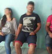 Grupo suspeito de roubar mercadinho em Arapiraca é preso pela PM