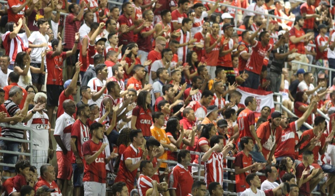 Último jogo da temporada: CRB vende ingressos para duelo contra o Figueirense