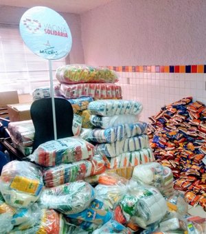 Maceió arrecada 5,5 toneladas de alimentos durante campanha Vacina Solidária