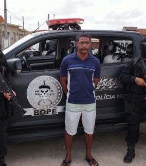Polícia de Alagoas prende foragido pernambucano