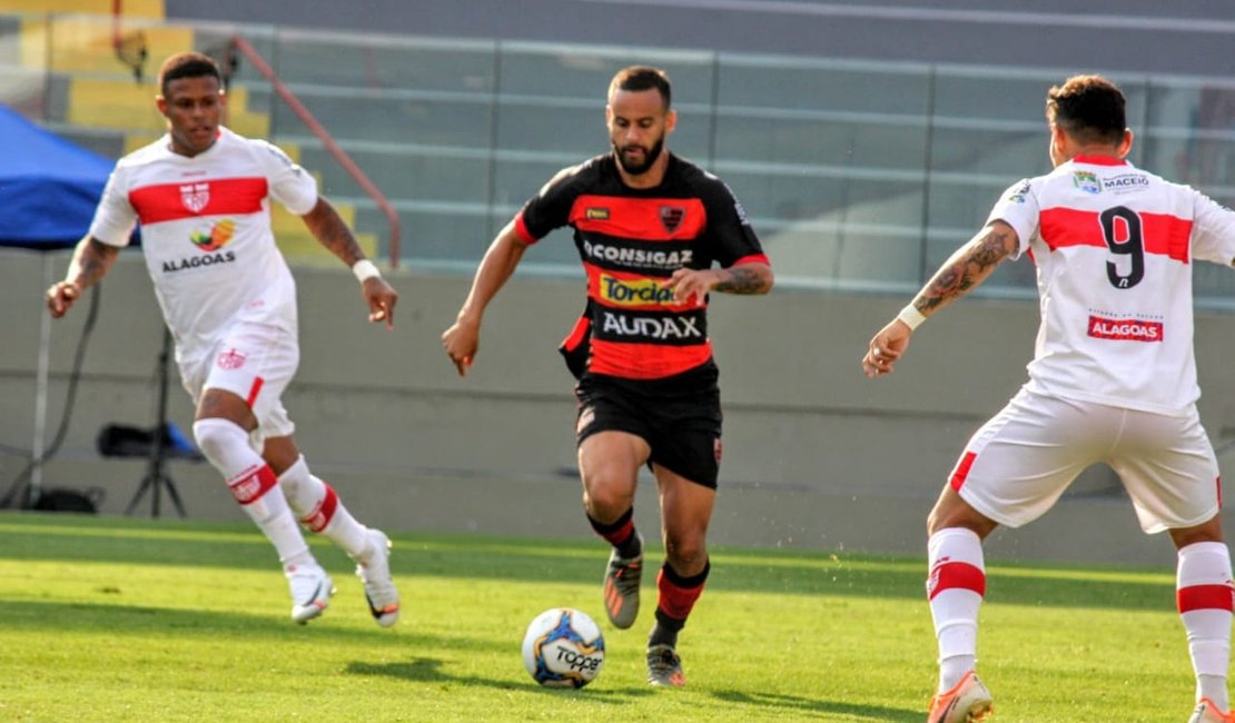 Em jogo movimentado, CRB fica no empate com Oeste
