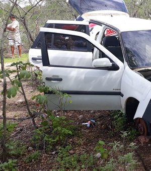 Veículo é encontrado depenado em Mata Grande