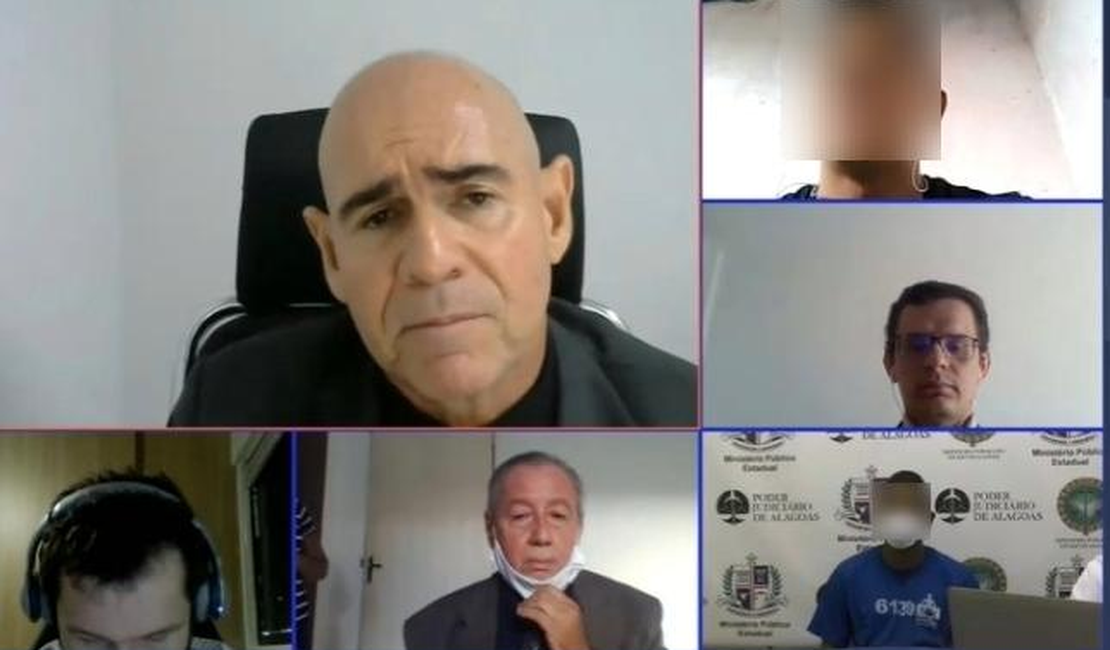 Réus presos são ouvidos em audiência virtual em Atalaia