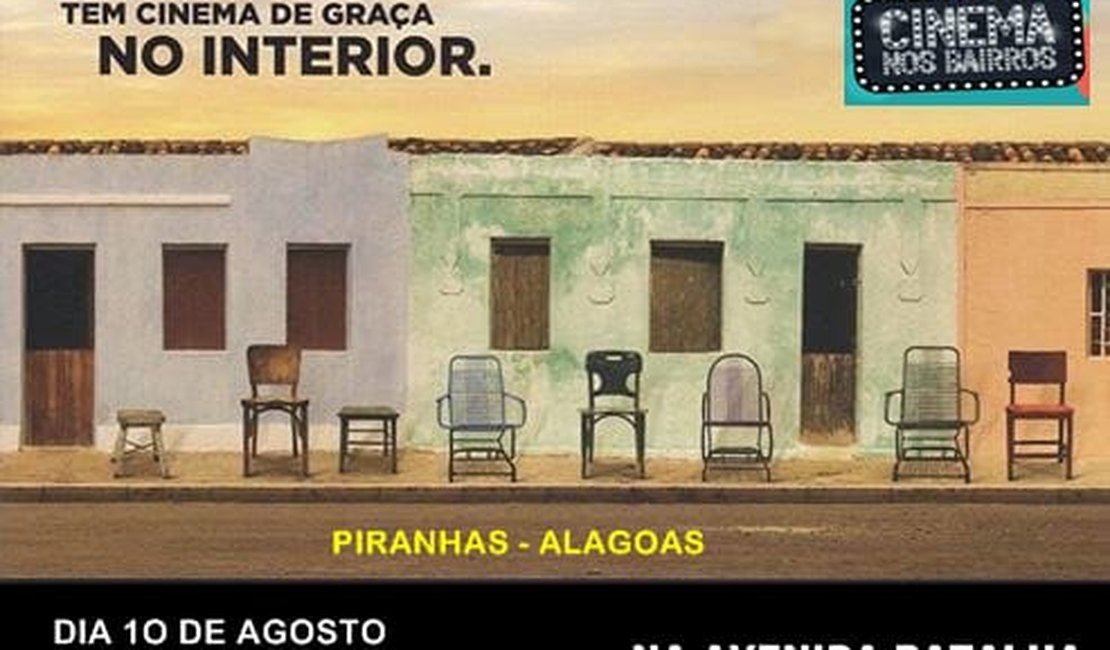 Projeto Cinema nos Bairros leva cinema gratuito para moradores de  Piranhas