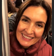 Fátima Bernardes pega metrô lotado durante passeio por Paris com o namorado 