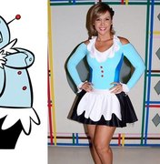 Carla Perez se veste como personagem de série animada