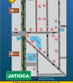 Alterações de trânsito na Jatiúca começam neste sábado; confira as mudanças!