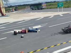 Trabalhador morre em acidente motociclístico no trevo da Usina Porto Rico