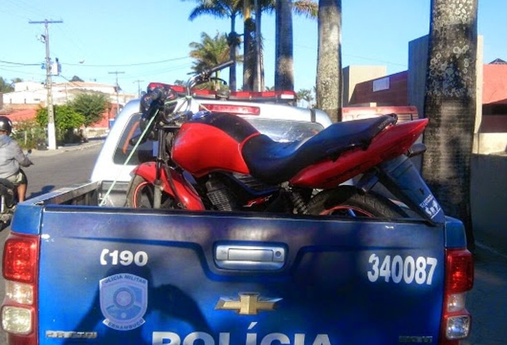 Moto roubada em Arapiraca é apreendida em Bom Conselho-PE