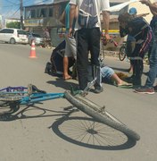 Ciclista é atropelado por caminhão em via pública de Arapiraca