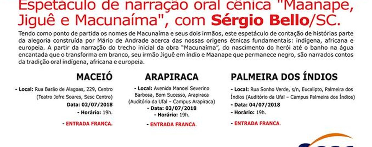 Contador de histórias desde 1995, o catarinense Sergio Bello participa do Circuito de Oralidades do Sesc