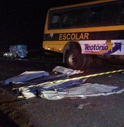 Ônibus escolar que seguia para São Sebastião provocou o acidente na AL-110, diz IC 