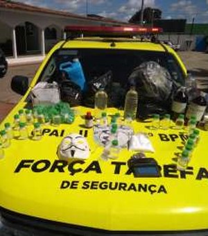 Polícia estoura laboratório de drogas em Arapiraca