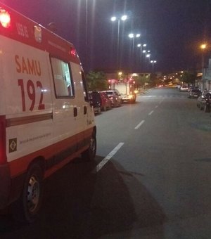 Colisão entre carro e moto deixa homem ferido no Tabuleiro do Martins