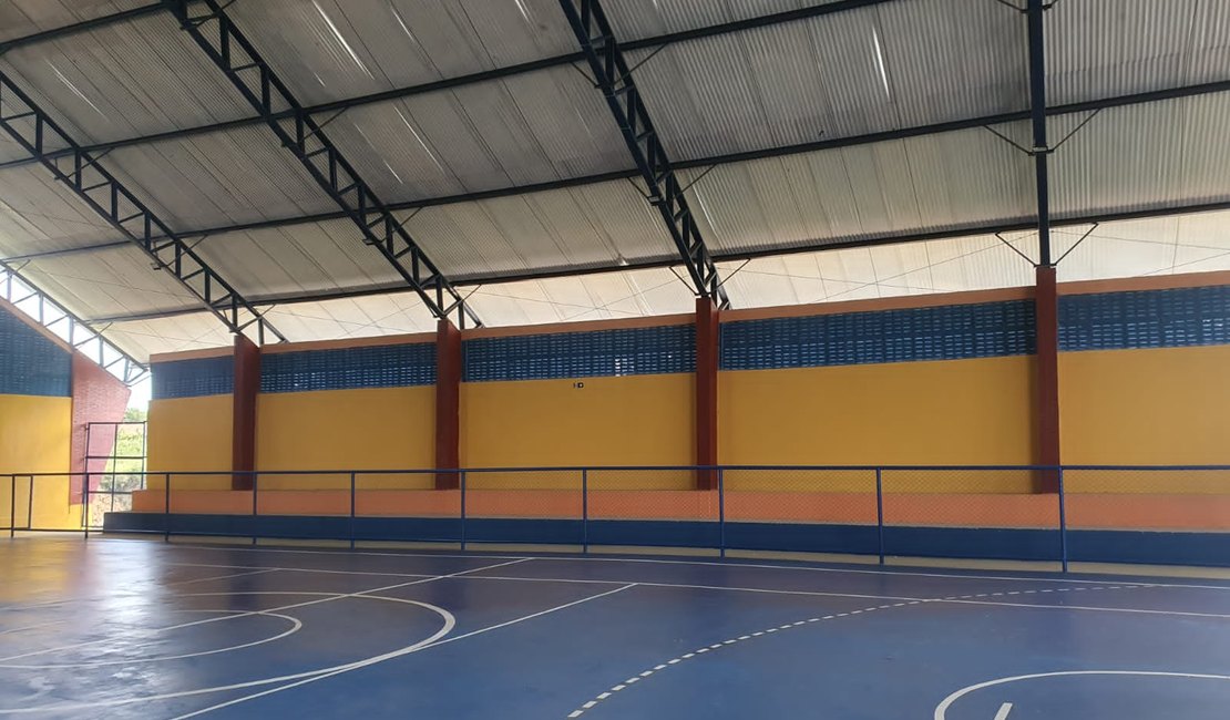 Orçado em mais de RS 646 mil, Palmeira inaugura ginásio poliesportivo nos próximos dias