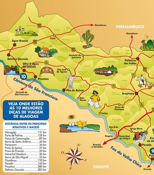 Mais 37 municípios alagoanos entram no Mapa do Turismo Brasileiro