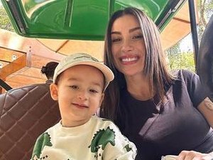 Bianca Andrade e o filho deixam hospital após acidente de carro