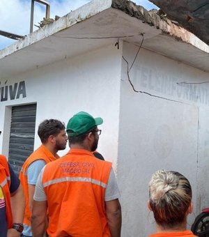 Centro de Maceió é vistoriado pela Defesa Civil nesta quarta (20)