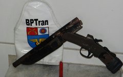 Arma usada no assalto