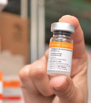 Mais de 14 mil pessoas faltam receber a segunda dose da Coronavac no Estado