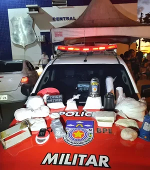 Homem é preso com 11kg de cocaína dentro de casa na Serraria