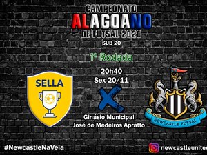A equipe de futsal Newcastle fará seu primeiro jogo nesta sexta-feira (20)