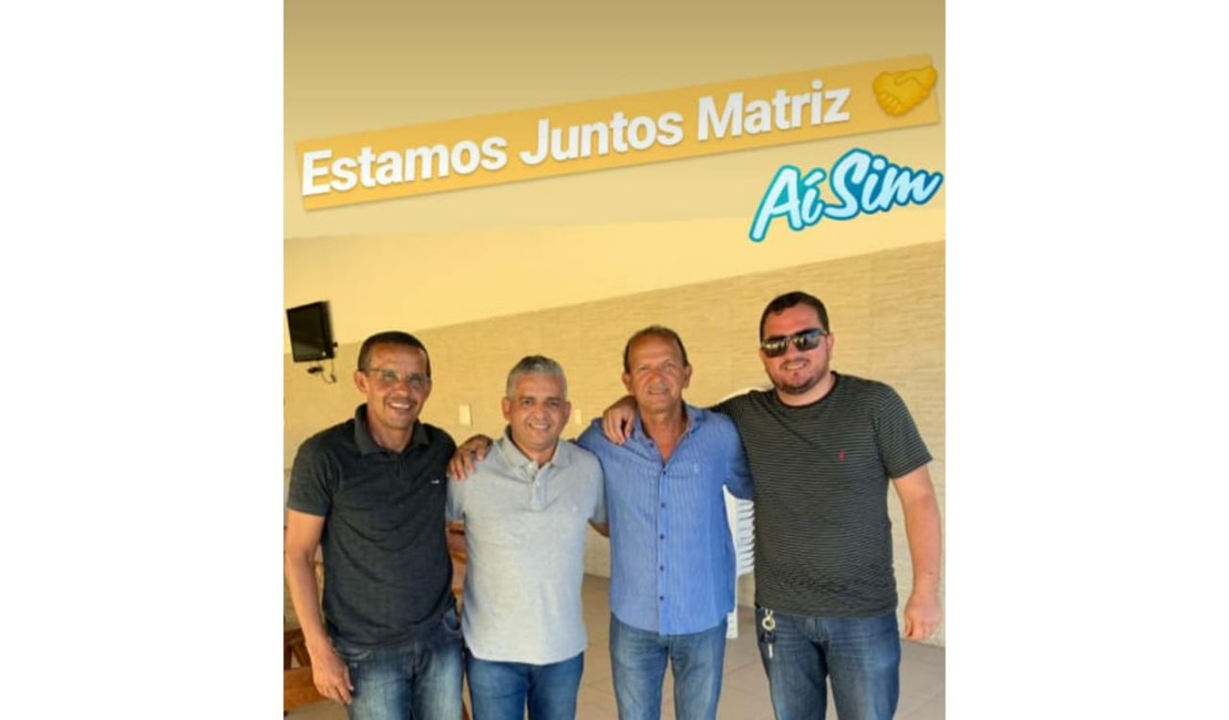 Matriz de Camaragibe: Cícero Cavalcante firma aliança com Dedi Evangelista