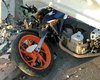 Motociclista fica gravemente ferido após colidir em poste no Eustáquio Gomes