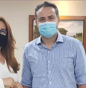 Tainá e Renan Filho e asseguram R$ 5 milhões para execução de obras em Lagoa da Canoa