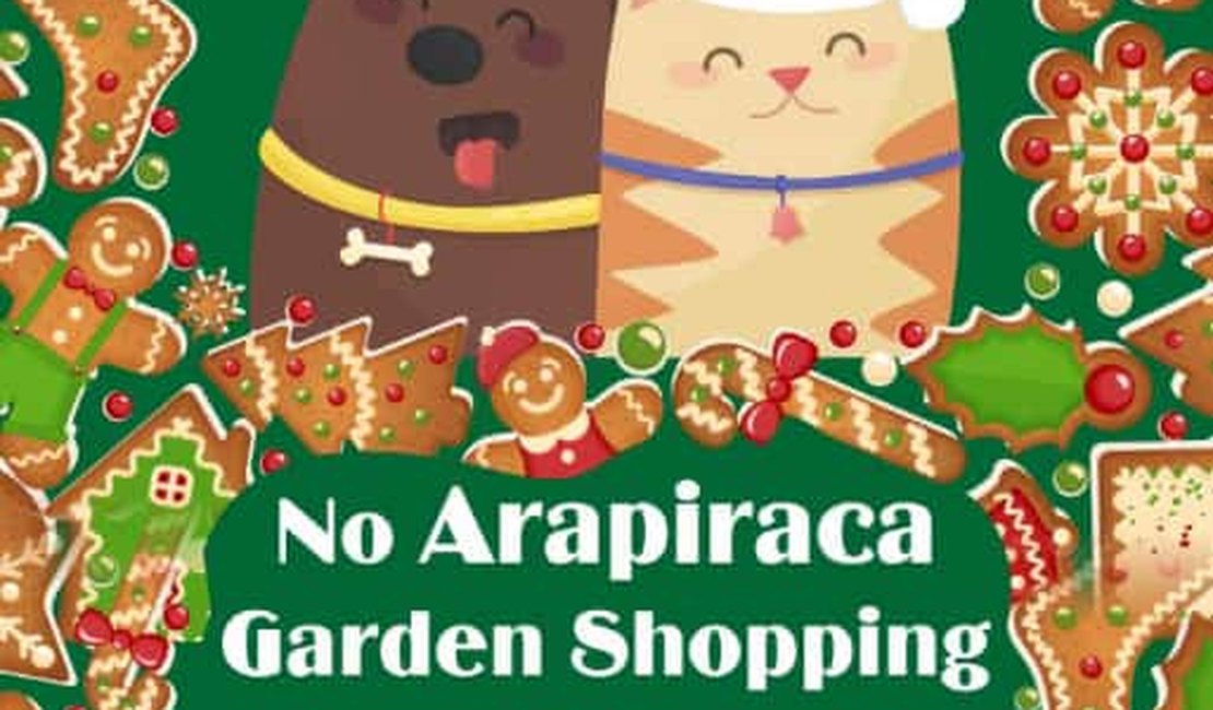 Bazar de Natal Missão Pet, em prol da causa animal acontece no Arapiraca Garden Shopping
