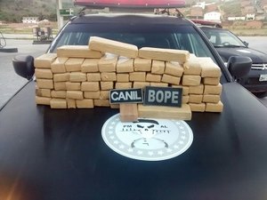BOPE apreende cerca de 50Kg de maconha e prende três durante operação