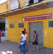Restaurante Popular de Arapiraca está há 4 meses com as portas fechadas