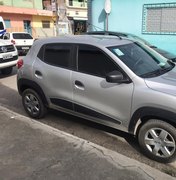 Carro roubado é encontrado no Tabuleiro dos Martins