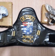 Dupla é presa com quase 1kg de maconha e munições em Marechal Deodoro