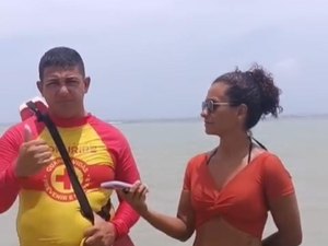 [Vídeo] Guarda-vidas alerta para riscos de afogamento na praia da Lagoa do Pau