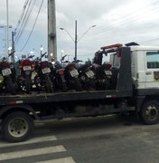 SMTT autua 10 e recolhe nove veículos na parte alta de Maceió