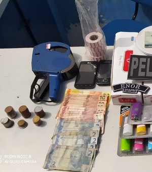 Dupla assalta supermercado em Igaci e polícia prende os criminosos em Arapiraca  