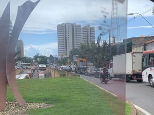 Maceió registra trânsito parado no bairro do Farol e adjacências durante a manhã