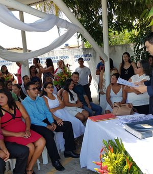 Justiça Itinerante celebra união de 107 casais em Coruripe