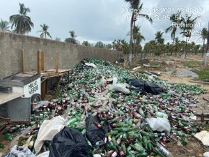 IMA multa em R$ 30 mil o complexo turístico do Gunga por descarte irregular de resíduos